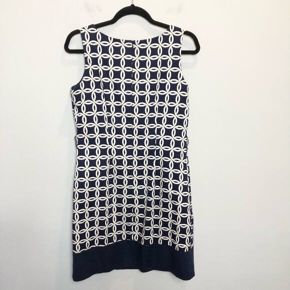 Jessica Howard Blue Printed Sleeveless Dress - Picture 4 of 5